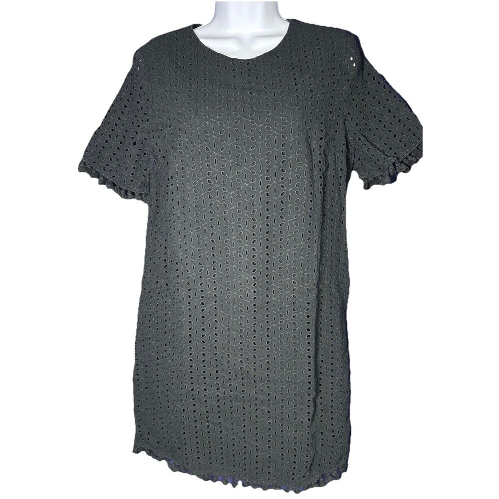 Lark & Ro Half Sleeve Lace Crewneck Sheath Dress Size L